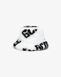 Cappello bucket Gcds monogram in faux fur